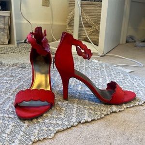 Red Worthington Heels